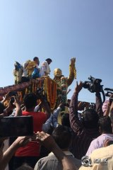 Gautamiputra Satakarni Team at Karimnagar